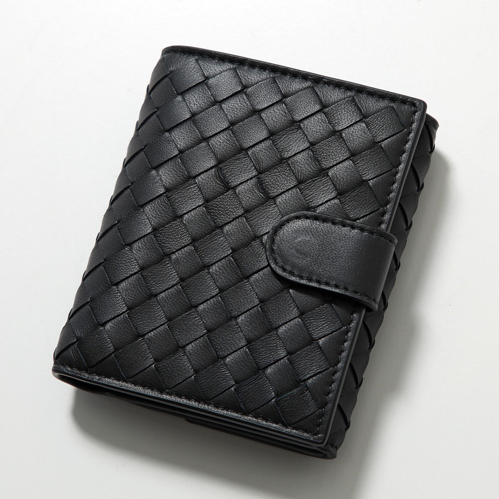 BOTTEGA VENETA Intrecciato Leather Bi fold Wallet